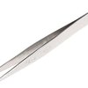 ESD precision tweezers, antimagnetic, stainless steel, 120 mm, 1SASL