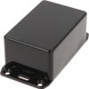 ABS enclosure, (L x W x H) 85 x 56 x 39 mm, black (RAL 9005), IP54, 1591LFLBK