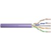 Kabel teleinformatyczny U/UTP kat.6 4x2xAWG23 LSOH drut fioletowy Dca DK-1614-VH-5 /500m/