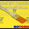 Pędzel ESD do topników i past 23mm drewniany