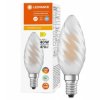Żarówka LED Świeczka E14 BW40 3,4W = 40W 470lm 4000K Neutralna 300 CRI90 Filament Mleczna Ściemnialna LEDVANCE Superior