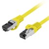Kabel krosowy patchcord KAT.8.1 S/FTP LSZH CU 0.5M żółty PCF8-10CU-0050-Y