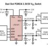 Single and Dual PCMCIA Protected 3.3V/5V VCC Switches