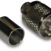 UHF plug 50 Ω, RG-8, RG-213, RG-225, Belden 7733A, Belden 8268, solder connection, straight, 182102