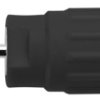 4 mm socket, round plug connection, mounting Ø 12.2 mm, CAT III, black, SEPB 6449 NI / SW