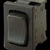 01801.1119-02 Rocker switch, 1-pin, OFF, black