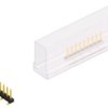 Pin header, 9 pole, pitch 2 mm, angled, black, SLY7SMD0459GSM