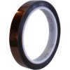 Kapton adhesive tape, 15 x 0.1 mm, silicone, amber, 33 m, 4118 15MMX33M
