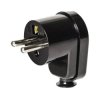 Wtyczka kątowa 250 V 16 A z uziemieniem, czarna, WT-16 TIMEX