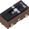 Slide switch, On-On, 1 pole, straight, 100 mA/6 VDC, CJS-1200A