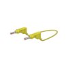 Stäubli 669407-05024 XZG425 cable, yellow, flexible, stackable Ø 4 mm plugs