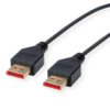 Roline Kabel Displayport, Dp V1.4, M/M, Dun, Czarny, 1 M