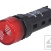 Syrenka AD16-16M/24V DC;80dB;20mA; 16mm;z generatorem;56.7;IP40;ONPOW