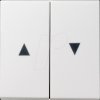 029427 Rocker Switch, 2-Way, Arrows, Pure White Semi-Glossy