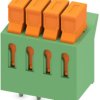 PCB terminal, 4 pole, pitch 3.81 mm, AWG 26-22, 5 A, cutting connection, green, 1706196