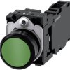 Przycisk SPDT średnica wycięcia 22mm, montaż panelowy Siemens