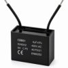 Kondensator silnikowy 4uF 450VAC CBB61 rozruchowy przewody