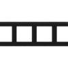 SIMON 55 Ramka 4 poczwórna Nature szkło classic czarne TRN4/182 KONTAKT SIMON