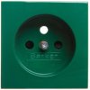 S.1/B.3/B.7 Płytka czołowa gniazda z/u z przesłonami zielony połysk 3965768963