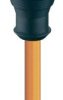 Sensor actuator cable, M12-cable socket, straight to open end, 4 pole, 2 m, PVC, orange, 4 A, 11348