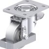 Blickle 940281 LH-G 100K-3-ST-FS Rolka obrotowa z blachy stalowej Średnica koła: 100 mm Maksymalne obciążenie: 400 kg 1