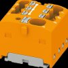 1047475 PTFIX distributor block, 4/6x1.5, orange