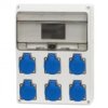 Rozdzielnica LAGO 11M - gniazda 6x230V /11 modułów/