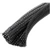 Quadrios 23CA171 Braided Hose Black Polyester 32-33mm Sold per Metre