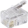 Shiverpeaks złącze męskie proste RJ10 Shiverpeaks BS72039-10 złącze męskie proste Ilość pinów 4P4C przeźroczysty 10 szt.