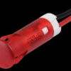 QS63XXR12 Indicator LED, 12 V DC, 6 mm, wired, red