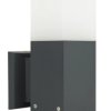 Kinkiet zewnętrzny Cube CB-K DG, E27 max 20W, kolor antracyt, 0438621
