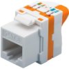 Samozaciskowy Moduł Keystone Rj45 Kat.6 U/Utp Techly