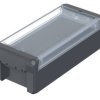 Bopla B 180806 PC-V0-G 7024 (96024124) - obudowa uniwersalna z przezroczystą pokrywą (191 x 80 x 60 mm)