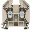 Through terminal block, screw connection, 1.5-25 mm², 2 pole, 76 A, 8 kV, dark beige, 1028900000