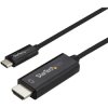 StarTech.com CDP2HD1MBNL 3ft (1m) USB C to HDMI Cable - 4K 60Hz USB Type C to H