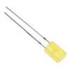 Yellow 5mm Diffused Cylindrical Flat Top LED 120mcd