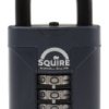 Kłódka szyfrowa średnica szekli: 8mm Squire Kłódka szyfrowa W budynkach, na zewnątrz Niebieski