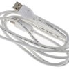 RS PRO Kabel USB z gniazdem IC Męski Złącze A USB typu A Złącze B USB B Męski dł. 2 m USB 2.0 kolor: Biały