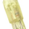 Lampka kontrolna Żółty 12V dc Klin LED średnica 4.5mm długość 20.3mm