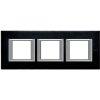 AXOLUTE Ramka 3 potrójna prostokątna pozioma 3X2 moduły szczotkowany antracyt HA4802M3HXS LEGRAND