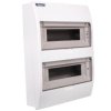 Rozdzielnica modułowa 2x12 natynkowa IP40 z klapką dymną, szyną N+PE S-24+SZYBKA+N+PE 800601 INC-02805