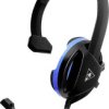 Turtle Beach Recon Chat für PS3/PS4 Pro Słuchawki wokółuszne przewód Mono czarny, niebieski Wyciszanie hałasów regulacja