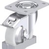 Blickle 940074 LH-SPO 125K-3-FI-FA-FS Rolka obrotowa z blachy stalowej Średnica koła: 125 mm Maksymalne obciążenie: 700
