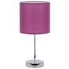 Lampka Stołowa Nocna Agnes 03148 Fioletowo-Srebrna Struhm