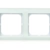 SONATA Ramka podwójna białe szkło R-2RG/31