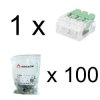 Szybkozłączka instalacyjna 2x0.2-4.0 mm² VDE UL 450V 32A DGN 1 sztuka DG221-5.6-02P-17-00A