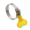 Opaska zaciskowa z motylkiem 13x19mm - metalowa obejma ślimakowa do rur i węży