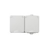 TEKNO IP65 sz gniazdo 2x2p+Z poziom Kanlux 2244