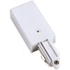 SLV 143031 High Voltage Rail Feeder, 1-Phase, White, Ground Left
