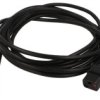 Kabel Iec C19 Żeński 5M Z Blokadą Iec Lock Il19-Se-H05-3150-500
